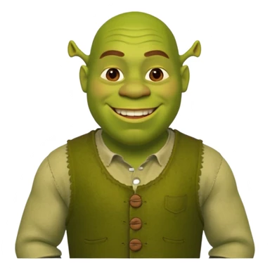 Shrek from the movie sticker