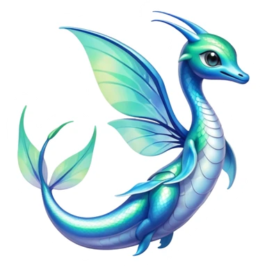 Shiny Exotic Dratini-Celebi-Hybrid-Creature sticker