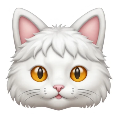 simple cat ear border sticker
