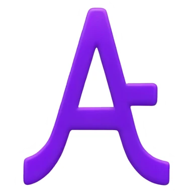 the word LAF in purple letters with a curved upwards arrow behind it sticker