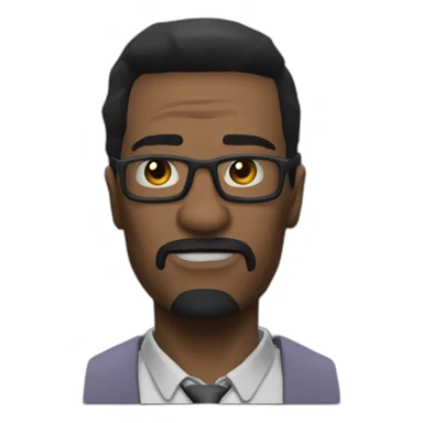 Gman from halflife but cool sticker