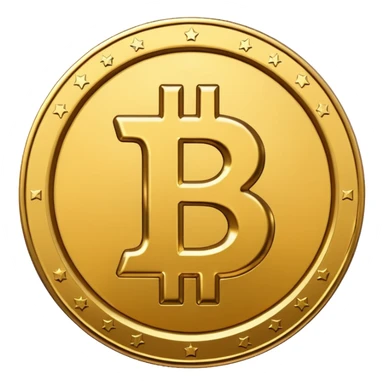 Bitcoin coin emoji sticker