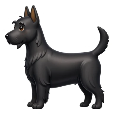 Scottie dog emoji sticker