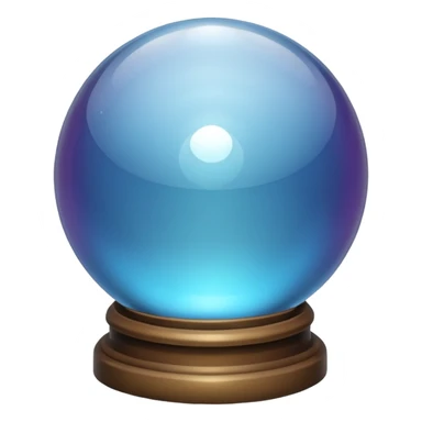 Crystal ball sticker