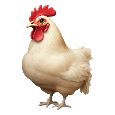 Hen sticker