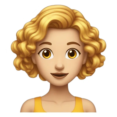Beauty-caucasian-full-body-Girl and the honey sticker