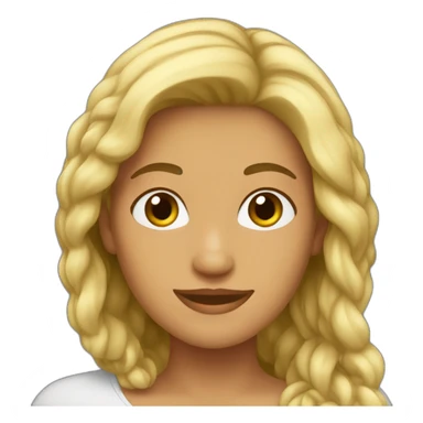 Mujer de pelo colorado sticker