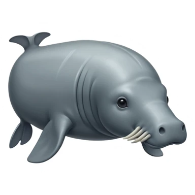 Steller's sea cow sticker