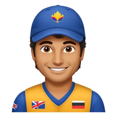 Carlos Sainz, red bull  F1 driver. not wear a hat. sticker