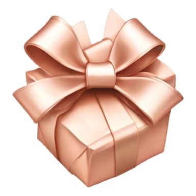 Money wrapped in rose gold bow sticker