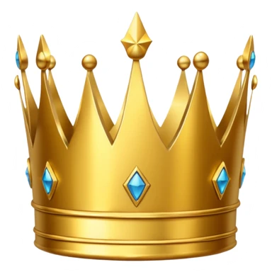 Gold crown group icon sticker
