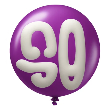 balloon-shaped-like-number-30 sticker