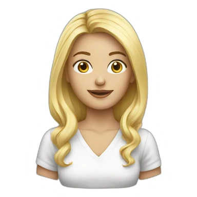 Photographer woman blond sticker