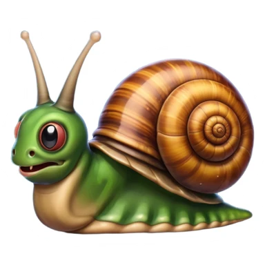 Evil snail sticker
