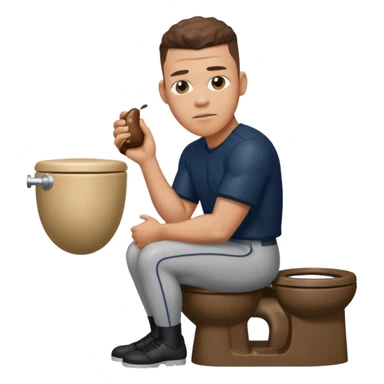 Aaron judge taking a poo sticker