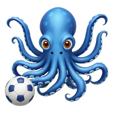 footballing squid sticker