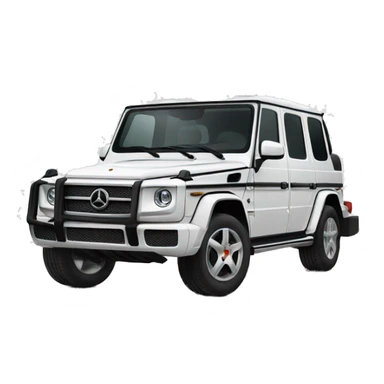 White g wagon  sticker