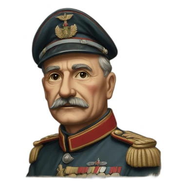 General allemand 1939 levant uniquement son majeur sticker