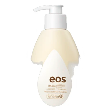 EOS vanilla cashmere lotion  sticker