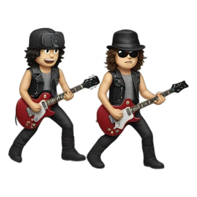 Ac dc sticker
