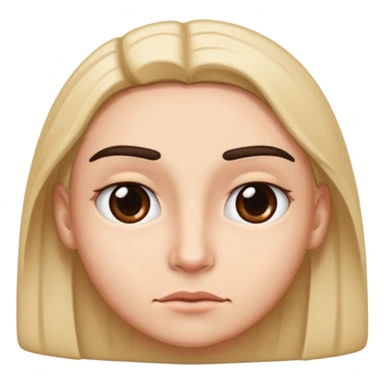 one eyebrow raised suspiciously higher than the other sticker