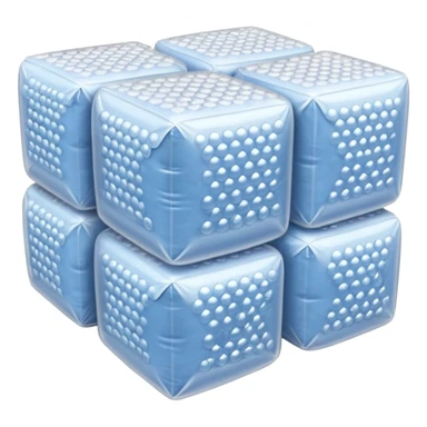 Bubble wrap polythene sticker