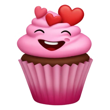 Happy Valentine’s Day cupcake sticker