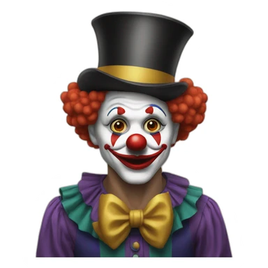 hmm clown sticker