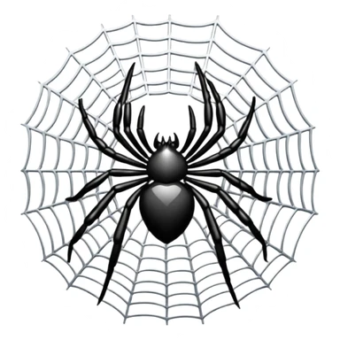 Make the I love u using spider web emoji 

 sticker