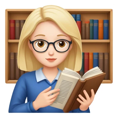 person learning french sticker