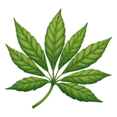 Hoja de mariguana sticker