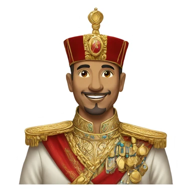 King of Morocco sticker