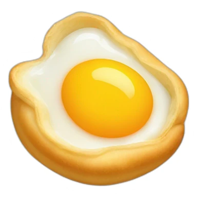 Hong Kong style egg puff sticker