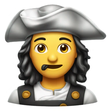 Cocinero con un parche de pirata sticker