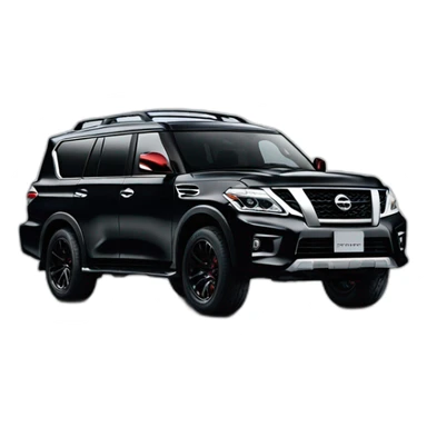 nissan patrol nismo 2018 in black color sticker