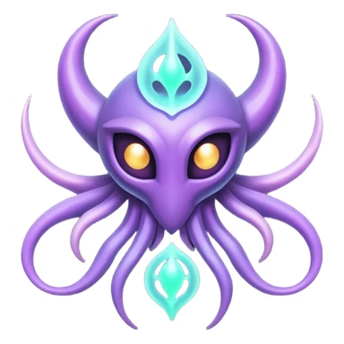 Abstract Ghastly-Genesect-Lunala-ET-hybrid-fantasy-creature sticker