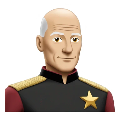 Captain Jean luc Picard sticker