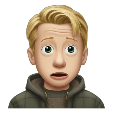 Macaulay Culkin Home Alone sticker