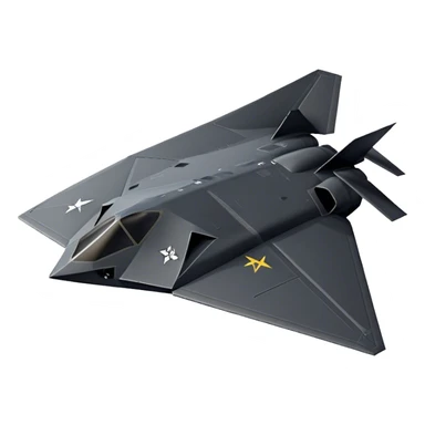 F-117 Nighthawk - Lockheed Martin (Stealth Grey) sticker