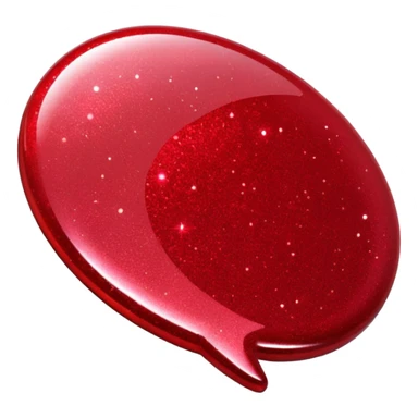 red glitter cyberpunk sticker