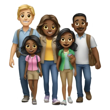 Family going to walt Disney world sticker