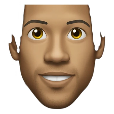 ronaldinho realistic footnall player sticker