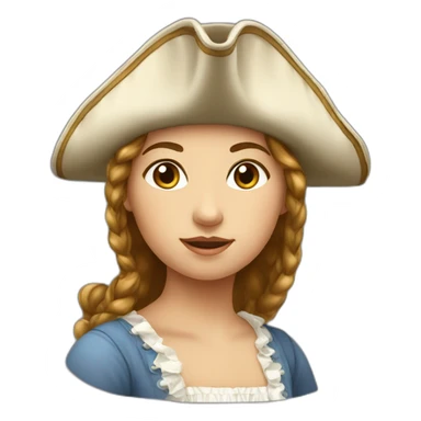 French-Revolution-girl-phrygian-cap sticker