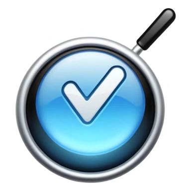 Verification Blue tick bash sticker