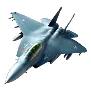SU-57 Russian fighter jet sticker