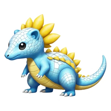 Salandit-Ampharos-Helioptile-Amaura-Samdshrew-fusion sticker