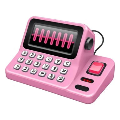 Pink lie detector  sticker
