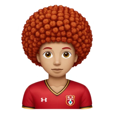 red curly black rabbit with jersey and hat sticker