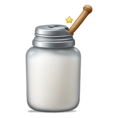 salt shaker with a magic wand sticker