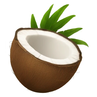 Sweet smiling coconut  sticker